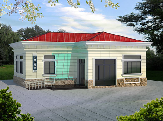 保城镇现代都市型移动厕所